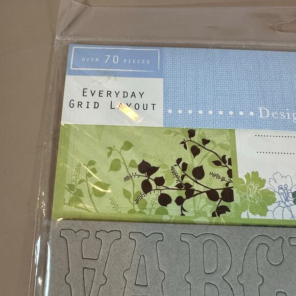 NEW Perfect Pages Scrapbooking Kit Everyday Grid Layout Designer Over 70 Pieces - Picture 3 of 8